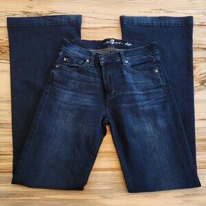 7 For All Mankind Dojo Flare Bell Bottom Low-rise Jeans